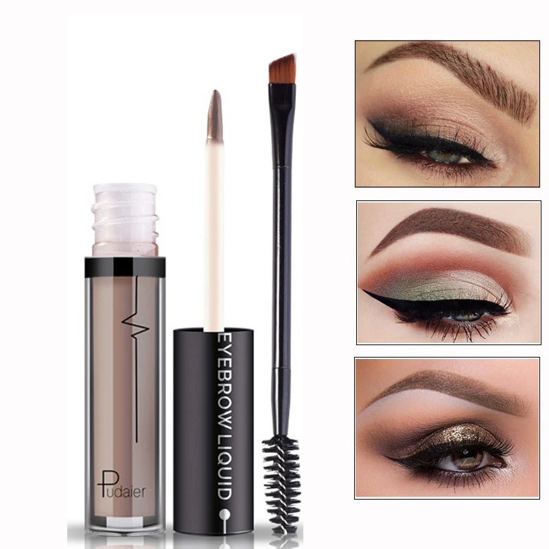 Professional Brand Eyebrrow with Brush Cosmetics Set 4 Color Pigment