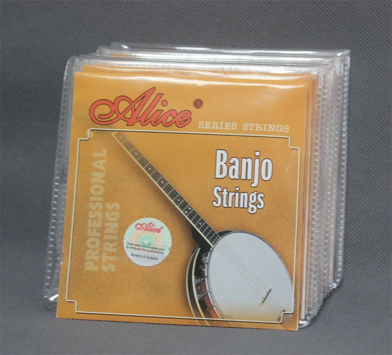 10 Sets Alice Stainless Steel Coated Copper Alloy Wound 4 String 5