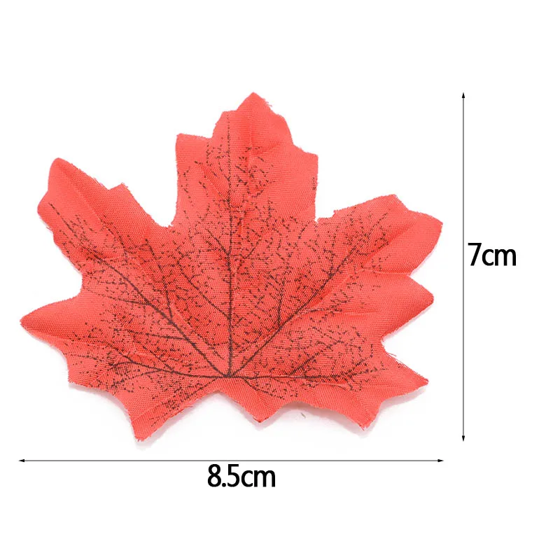 100 шт 8 см искусственные шелковые кленовые листья для скрапбукинга ручной работы поддельная Цветочная композиция украшения дома свадьбы
