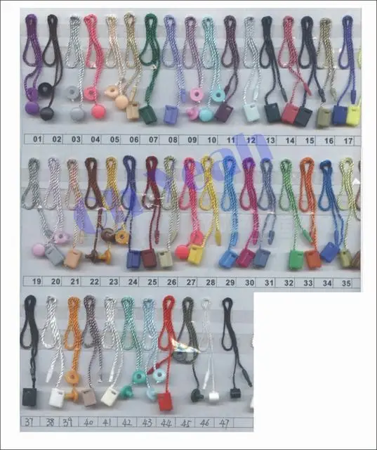 

Good quality white hang tag string in apparel,hang tag strings cord for garment,stringing price hangtag or seal tag