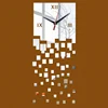 Reloj de pared de cuarzo de estilo moderno para el hogar, decoración de pared, para sala de estar, estudio, espejo, pegatina de pared de material acrílico ► Foto 3/6