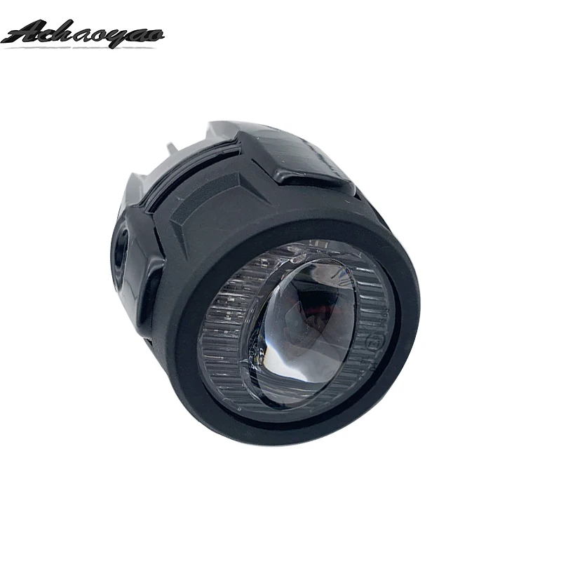  1 Pair 40W LED Auxiliary Lamp Fog Driving Light Kits with Protect Guards Wiring Harness for Motorcy - 33031033870