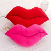 30 cm Creative Pink Red Lips Shape Plush 2020 Cushion Home Decorative Throw Pillow Sofa Waist Cushion DIY Home Decorations 2