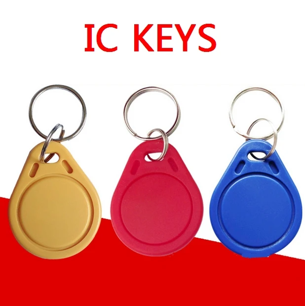 

No 3 : 100pcs Rfid Tag 13.56Khz Proximity RFID Card Keyfobs Access Control Smart Card Blue yellow red