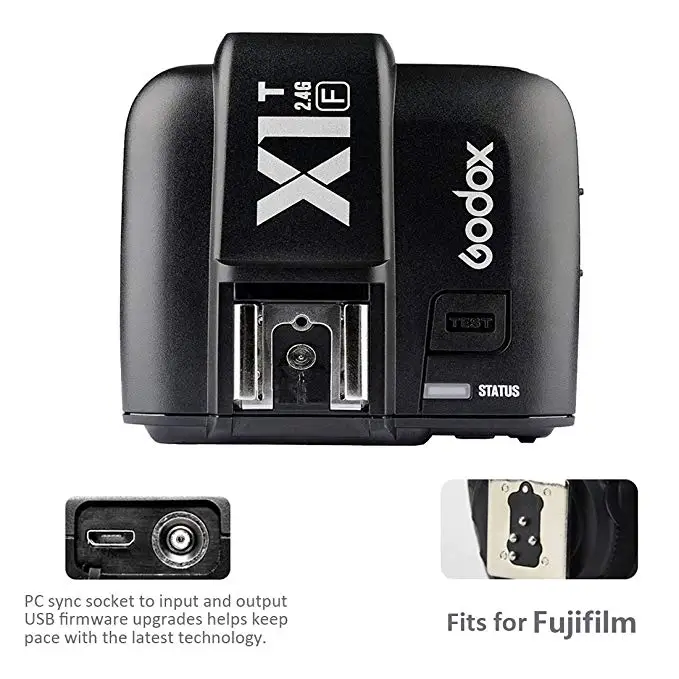 Godox X1T F ttl 2 4 GHz беспроводной Радио вспышка триггер передатчик X система для Fuji Fujifilm