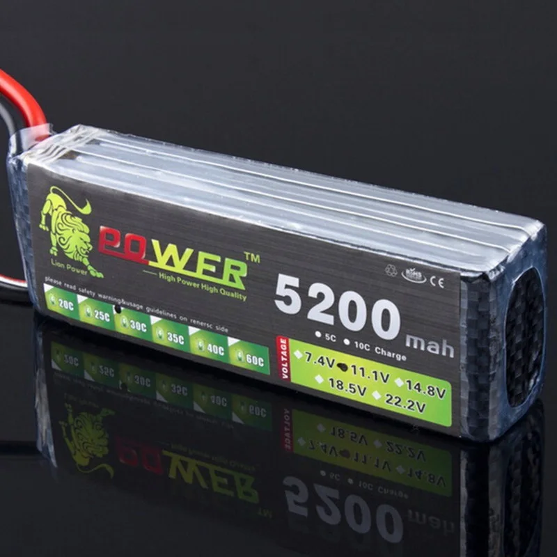 LION POWER 11,1 v 1500mAh 2200mah 2800mah 3000mah 4200mah 5200mah mAh lipo батарея T/XT-60 для RC вертолета/автомобиля/лодки игрушки 3s батарея