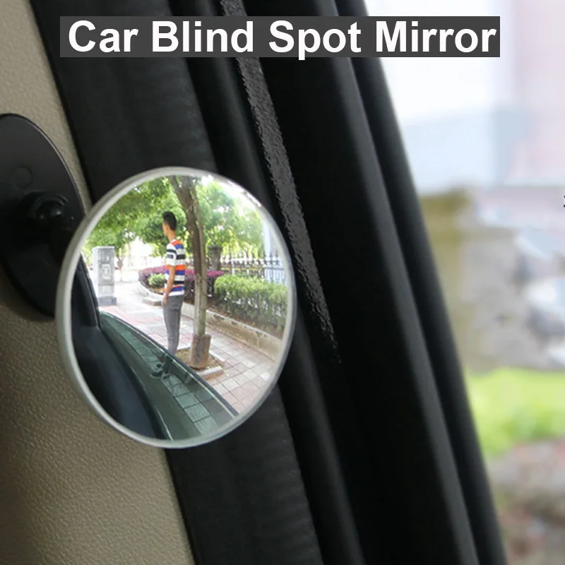

1x 2 mode Car Blind Spot Mirror Adjustable Rearview mirror Car Interior Rear View Mirror View Front/Rear wheel Auxiliary Mirror