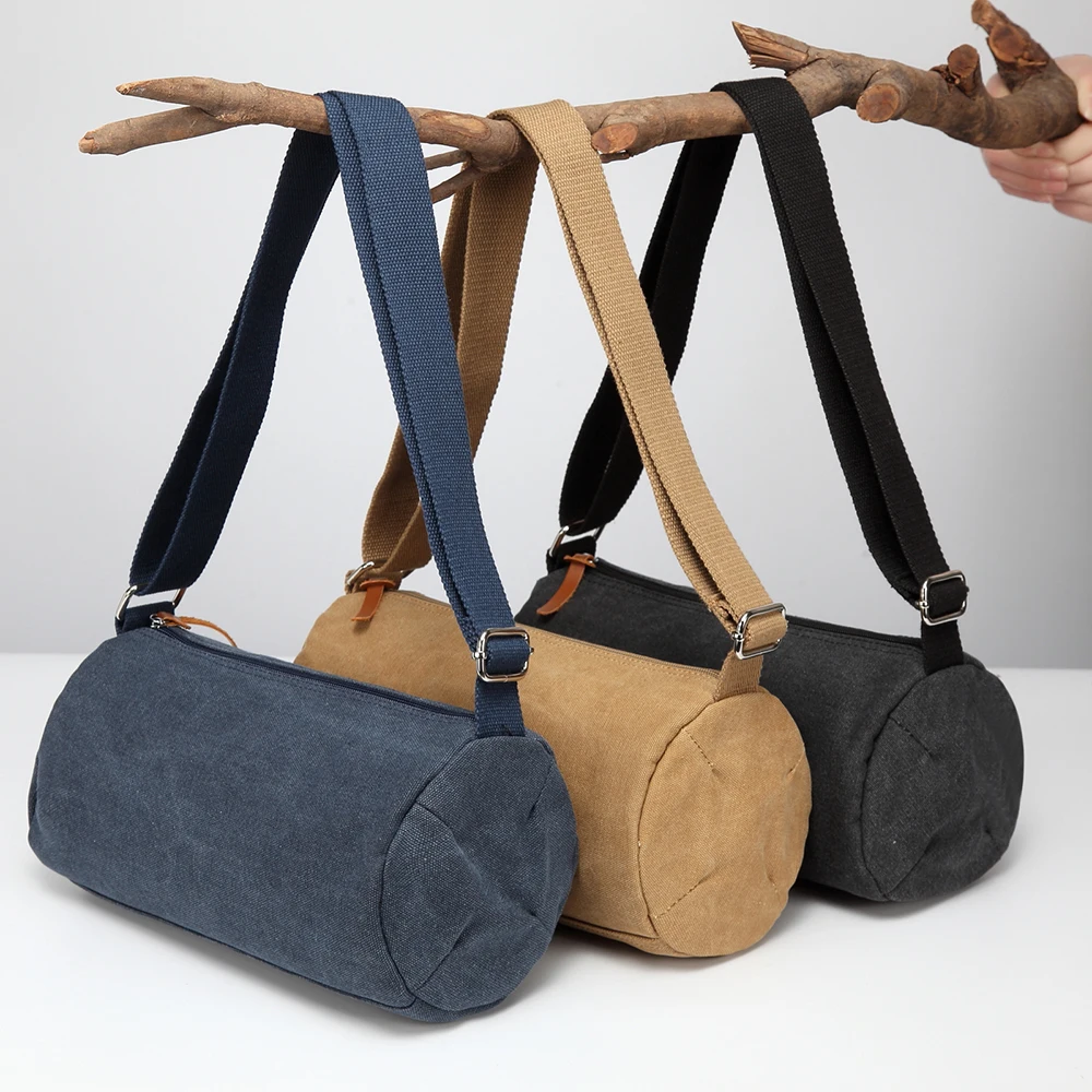 YIFANGZHE Fashion Retro Canvas Crossbody Shoulder bags with adjustable