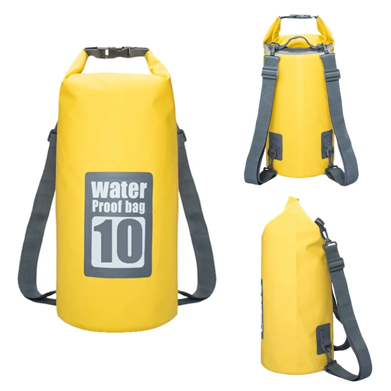 5L/10L плавание Водонепроницаемый сумки хранения сухой мешок ПВХ бассейн, Пляжная Drift сумка