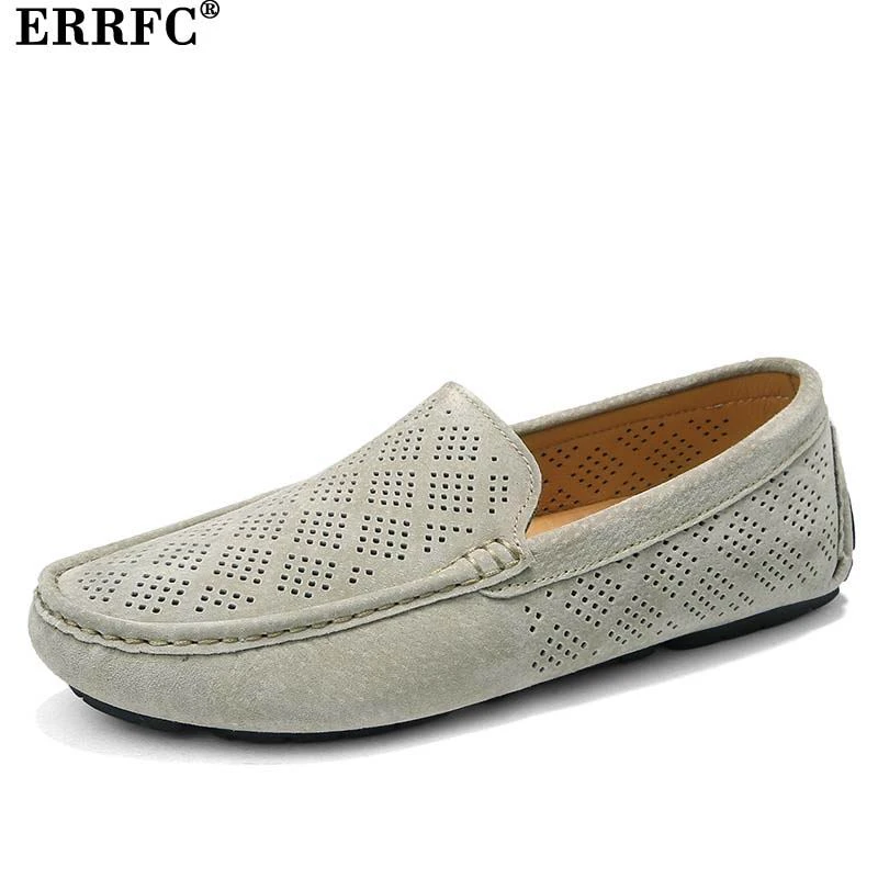 mens grey moccasin shoes