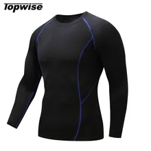 Quick Dry Men Fit Long Sleeve Compression Running T Shirt Men Sports Fitness Gym Football Jogging Crossfit Under Tee Tops