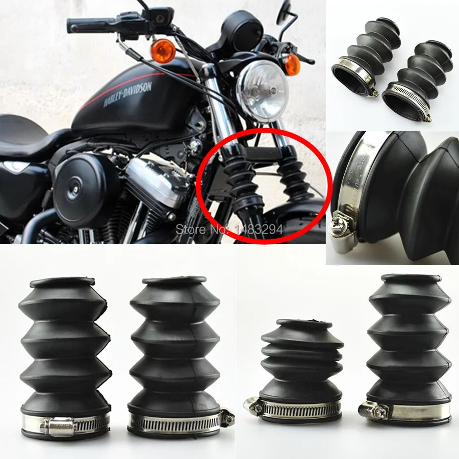 39MM Fork Dust Free 39MM Rubber Fork Gaiters Gators Boots Fits For