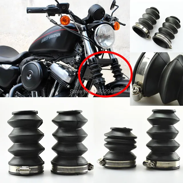 39MM Fork Dust Free 39MM Rubber Fork Gaiters Gators Boots Fits For