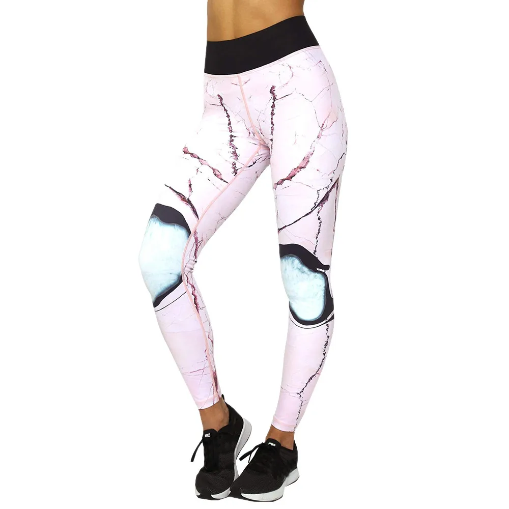 Leginsy Sportowe Women's printed yoga pants vetement sport femme fitnessin Yoga Pants from