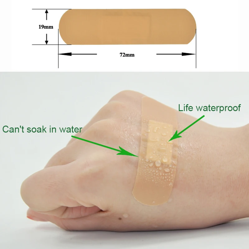 160 Pcs Medical Band Aid Breathable Hemostasis Adhesive Bandage Wound First Aid Supplies Emergency Kit Band-aid Paste for Family (66)