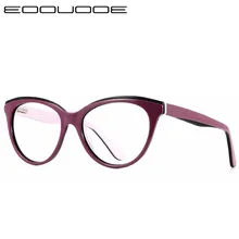 Дизайнерская брендовая Высококачественная ацетатная оправа для очков кошачий глаз оптические очки для близорукости оправа для очков oculos grau