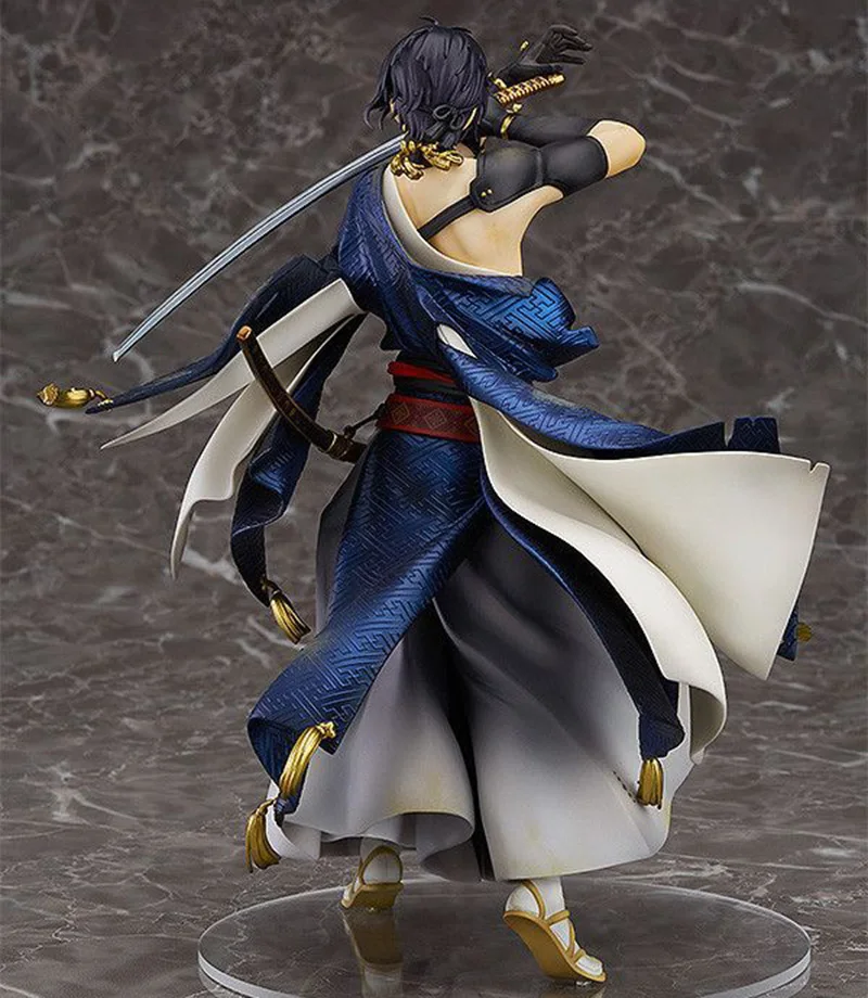 Anime Touken Ranbu Online PVC Action Figure Toys Sword Art Online Fighting Mikazuki Munechika Figuras Dolls Brinquedos 22cm  (2)