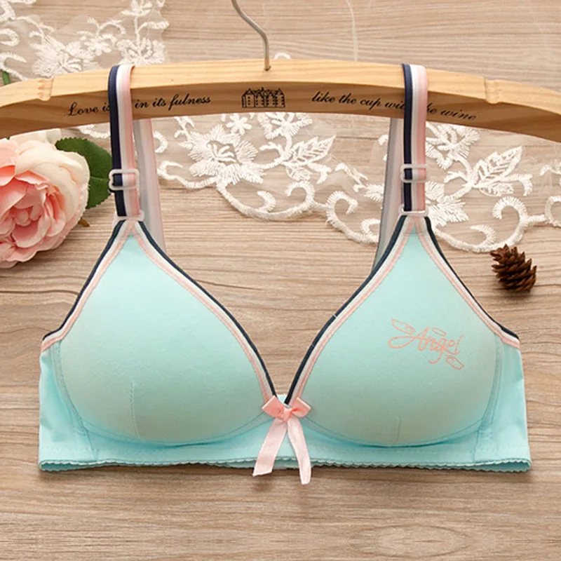 Fashion Maiden Girls First Sports Push Up Bra Teens Puberty Underwear