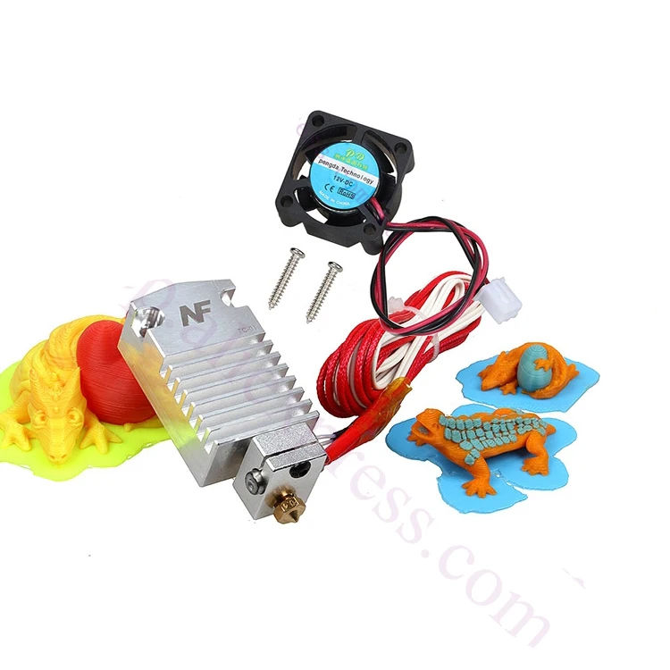 

2017 Newest Design Cyclops Extruder 2 In 1 Out 2 colors Hotend Bowden Extruder Compatible with Titan Extruder, Bulldog extruder