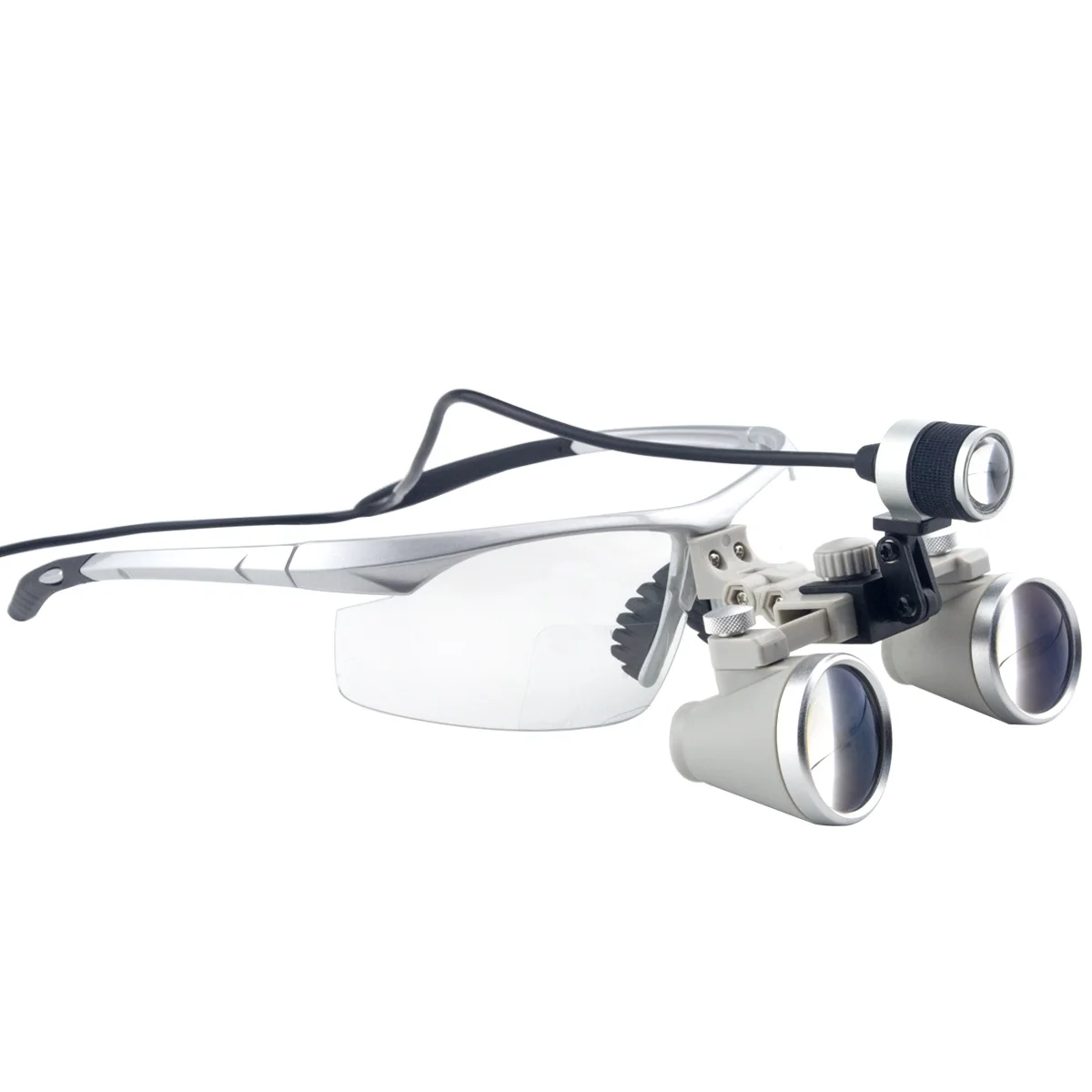 Spark 2.5x Magnification Professional Loupes with Silver BP Sports