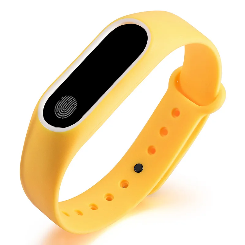 Спортивный Браслет, умные часы для женщин и мужчин, для Android IOS, умные часы, фитнес-трекер, электроника, умные часы, наручные часы, Смарт-часы - Цвет: yellow