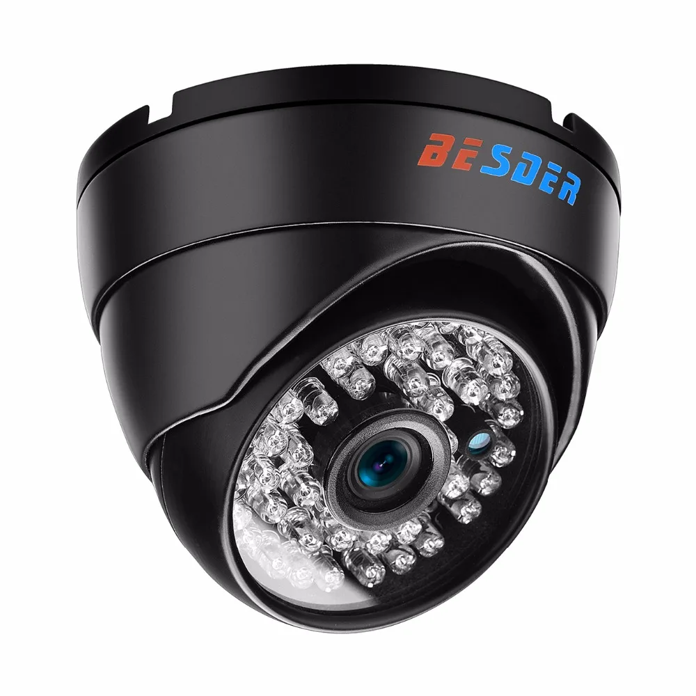 BESDER Vandal proof CCTV IP Camera 720P 960P 1080P Security Cam 48 LED