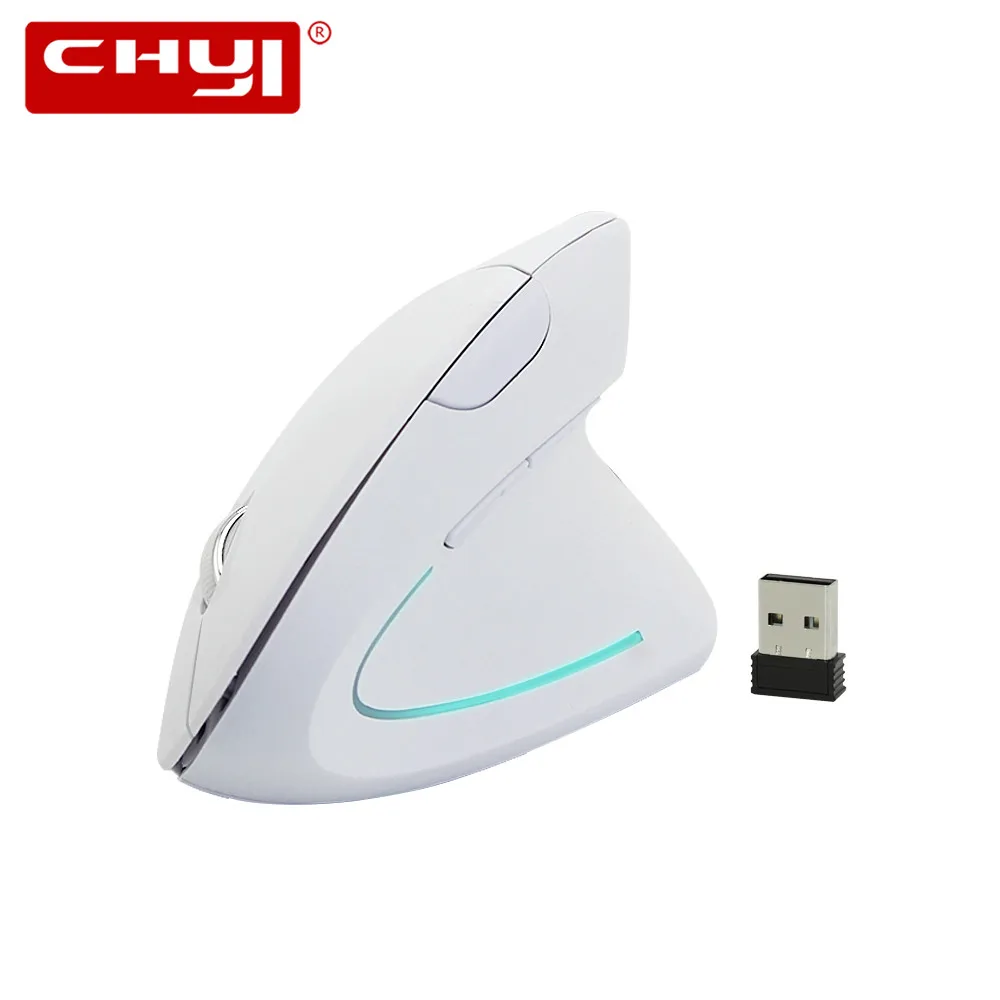 Ergonomic Vertical Optical Mouse 800 1200 1600 DPI Wireless Gaming Mouse Computer Mice with Mouse Mat