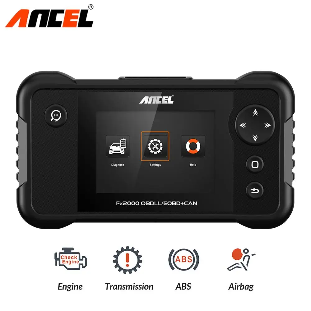 Ancel FX2000 OBD2 Automotive Scanner ABS SRS Airbag Transmission Engine