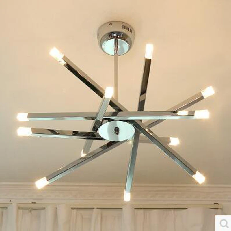Simple and modern lamps lighting Nordic creative personality living room dining bedroom adjustable LED chandeliers led lamp | Лампы и