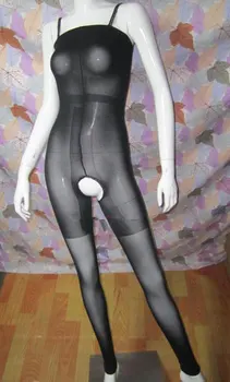 

NEW Sexy Body stockings Transparent Pantyhose Tights Unisex Open Crotch Cocoon Body Stockings Lingerie Bodyhouse FX1010