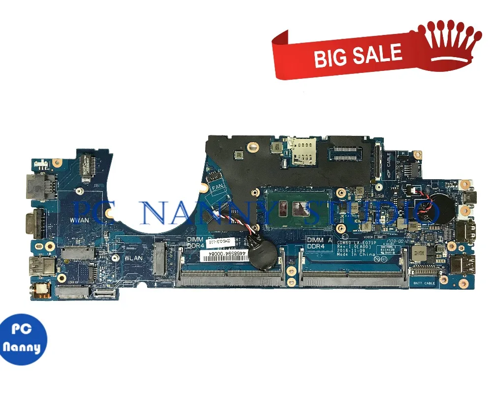 Материнская плата PCNANNY 4T711 04T711 для ноутбука Dell LATITUDE 5280 5288 i5-7300U | Компьютеры и офис
