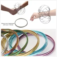 Aniti-stress Magic Toroflux  Funny Flow Ring Kinetic Spring Toys Outdoor Game Toys For Children 1