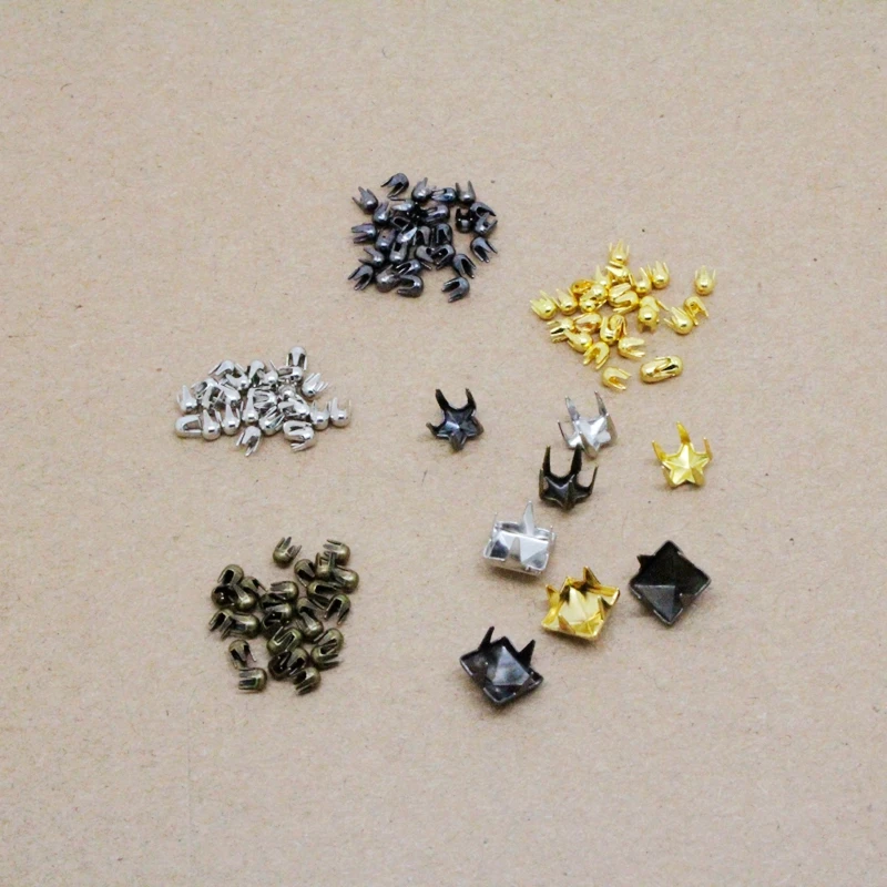 

Mini extra small garment rivets claws stud for dolls clothes, hat, shoe,leather chocker decoration diy craft trimits accessories