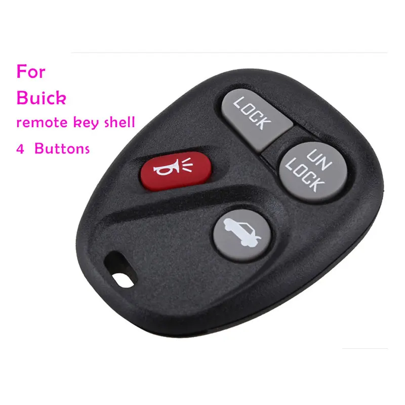 Автомобильный чехол для ключей Buck дистанционный корпус 4 кнопки чехол для ключей 5 шт./партия