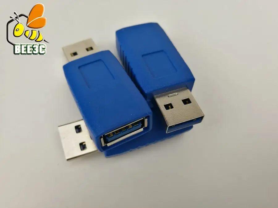 USB 3.0 Тип мужской/женский голубой угол крест Тип адаптер переходник Пол Changer Разъем USB3.0 быстро скорость 100 шт