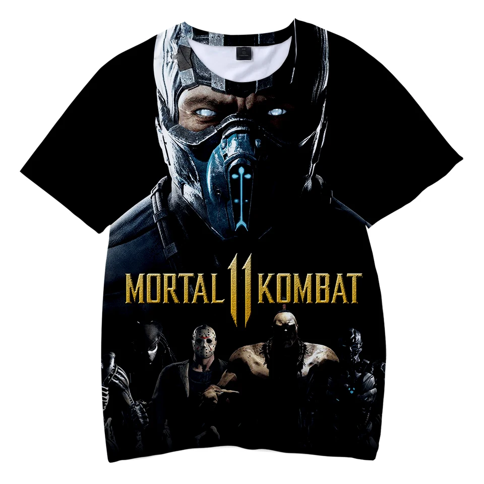 Children's t-shirt Mortal Kombat 11 t shirt 3d Games Print Tee Shirt wear Fashion Cool and comfortable tshirt for the kids