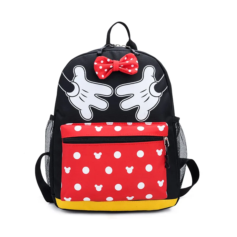 Рюкзак с Минни Микки, классический стиль, сумка-подгузник для мам, школьная сумка для подгузников, большая емкость, Детская сумка, дорожная