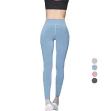 Для женщин длинные штаны для бега мотобрюки Йога Тренировки Спорт для занятий фитнесом спортом в тренажерном зале Высокая талия костюмы леггинсы для 18188