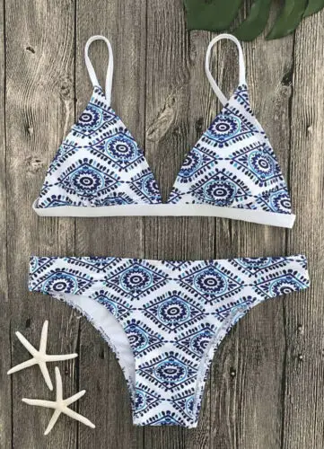 Las mujeres Bikini vendaje push-up acolchado traje de baño traje