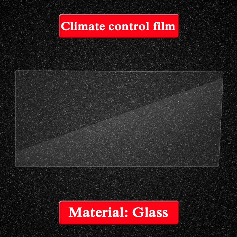 Baratos Pantalla de navegación GPS de estilo de coche para Audi Q8 2018 2020 salpicadero de vidrio pantalla de visualización película de Control de clima Auto accesorio