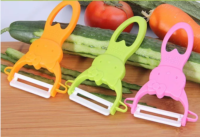 

1PC Cute Colorful Fruit Vegetable Potato Ceramic Peeler Kitchen Tool Helper EKX 196