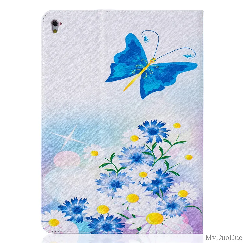Cute Bear Case PU Leather For Ipad Pro 9.7 Case for Ipad Pro Mini Butterfly Flower Stand Tablet Cover 9.7 Inch Wallet Fip Cases (18)