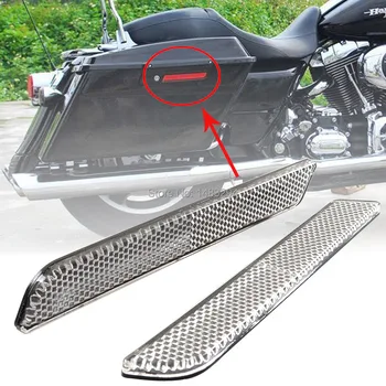 

Clear/Transparent Saddlebag Covers Reflectors Fits For Harley Electra Road Glide Touring Hard Bags New