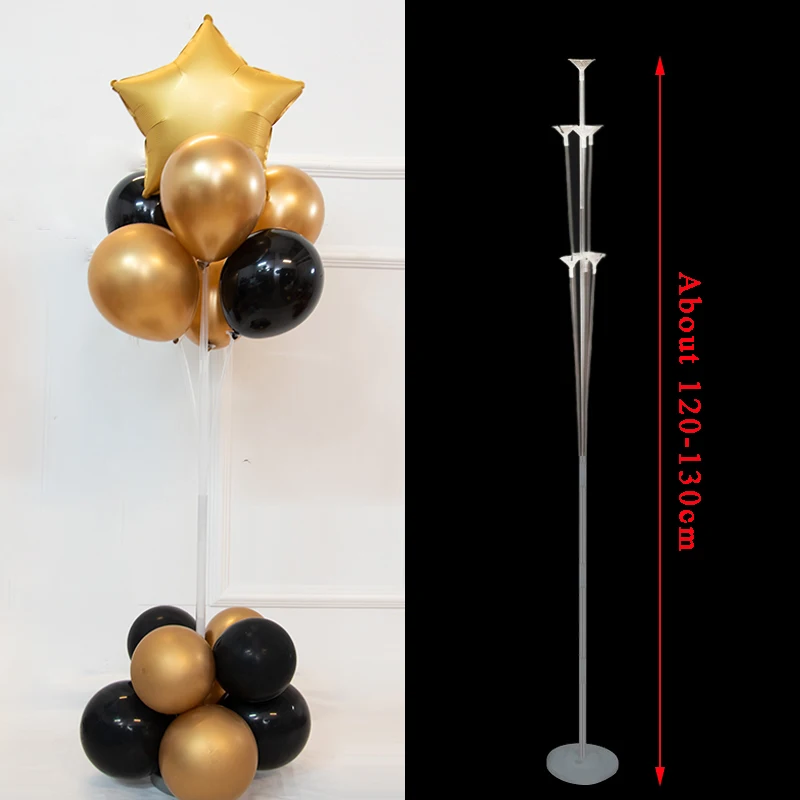 

Birthday Balloon Column Kit Plastic Balloon Stand with Base Pole for Birthday Party Latex Ballons Holder Wedding Baloon Decor