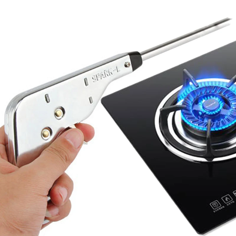 Stainless Steel Lighters Gas Burner Fire Starter/Gas Stove Electronic
