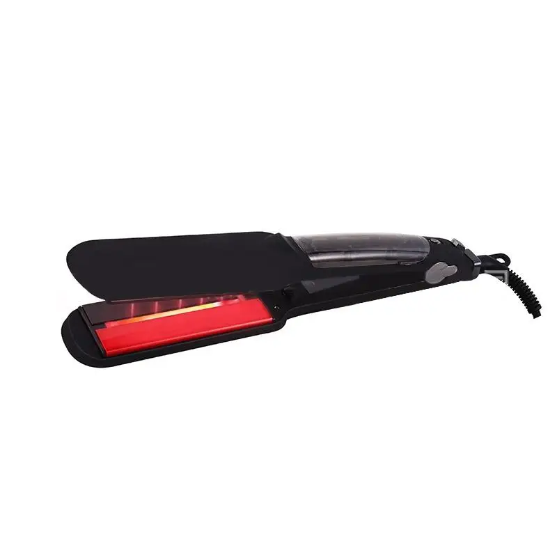 

Adoolla Infrared Heating Flat Iron Professional Ceramic Steam Hair Straightener Eliminates Frizz Styling Tools