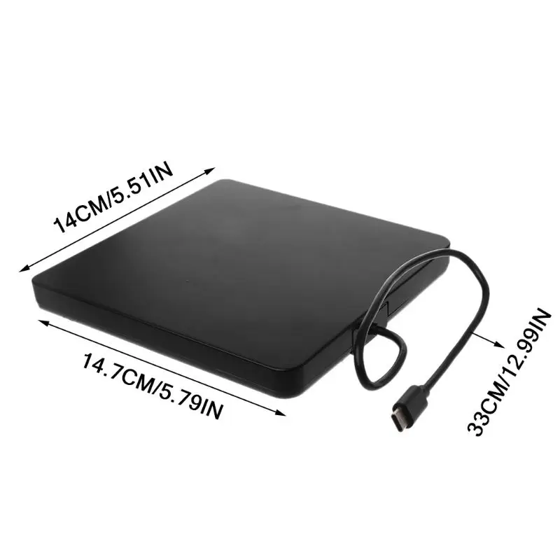 USB C Тип CD DVD RW рекордер Внешний Оптический привод горелка Rom - Цена: 1 471,45 руб.