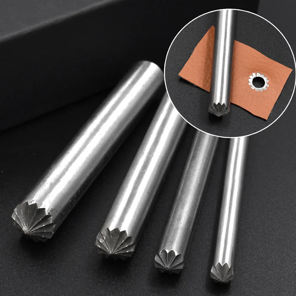 

(1set/lot)3MM-15MM cracking of eyelet punch tool. Eyelets installation tool Button mold Clothing & Accessories.leather flower