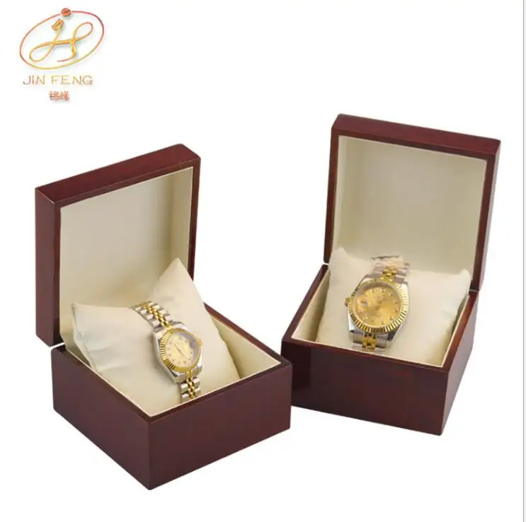 

2018 Wristwatch Packaging Case Box Rectangle Storage Boxes for Expensive Watch Display Collection Wood Luxury Watch Boxes
