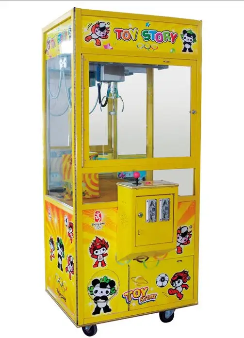 US $133.39 Arcade Claw Crane Machine PCB PP Tiger Crane Machine DIY full kit with 2 coin acceptors crane claw joystick buttons speaker